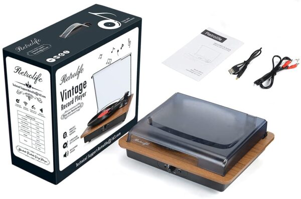 Reproductor de discos de vinilo con Bluetooth
