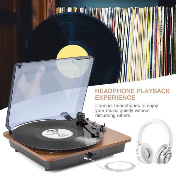 Reproductor de discos de vinilo con Bluetooth