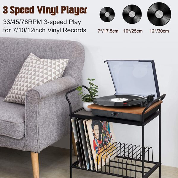 Reproductor de discos de vinilo con Bluetooth